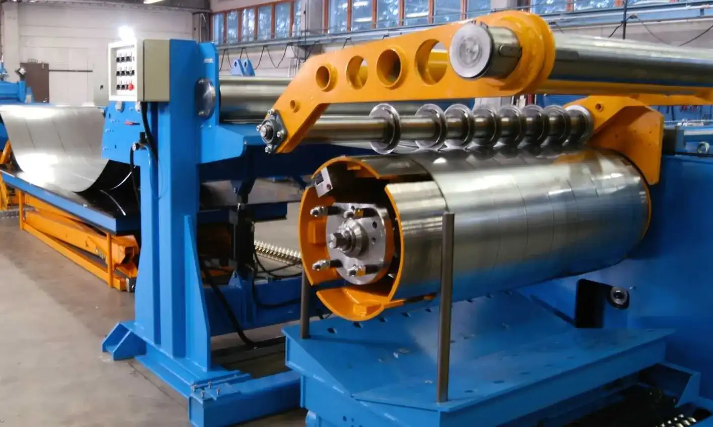 Slitting machine applications in packaging and converting industries